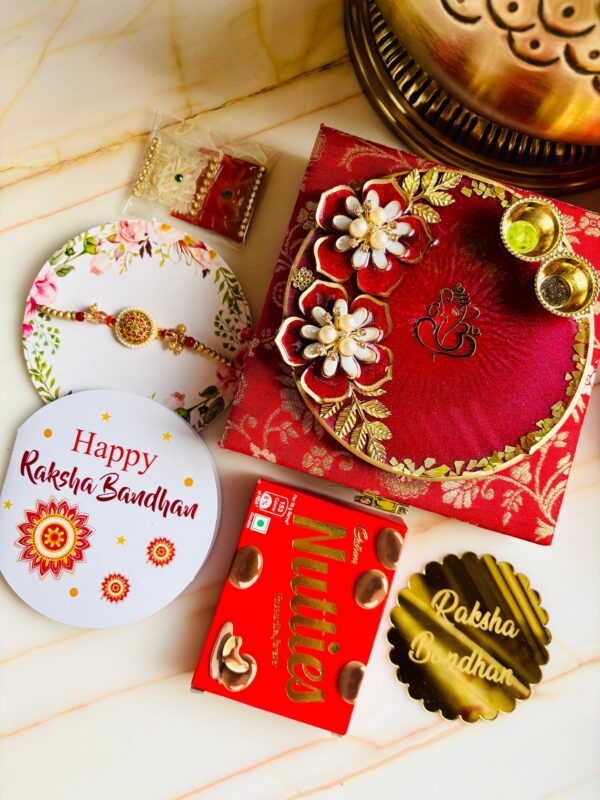 Ganesha Thali Rakhi  Hamper