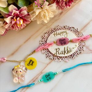 Mom and Dad to be  Rakhi Set