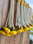 Pearl Hanging with Peonies Tassel