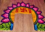 Lotus Rangoli Mat