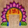 Lotus Rangoli Mat