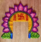 Lotus Rangoli Mat