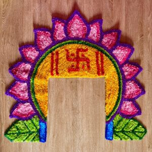 Lotus Rangoli Mat