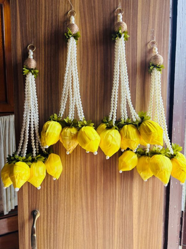 Lotus Bud Pearl Hangings 4