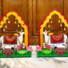Kamdhenu Arch with Lotus and Kalash