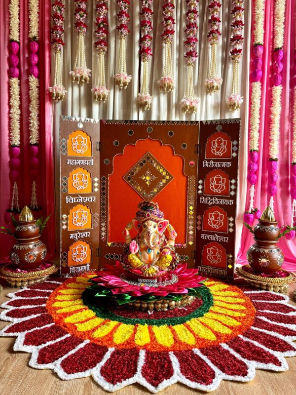 Ashtavinayaka Makhar / Folding Backdrop