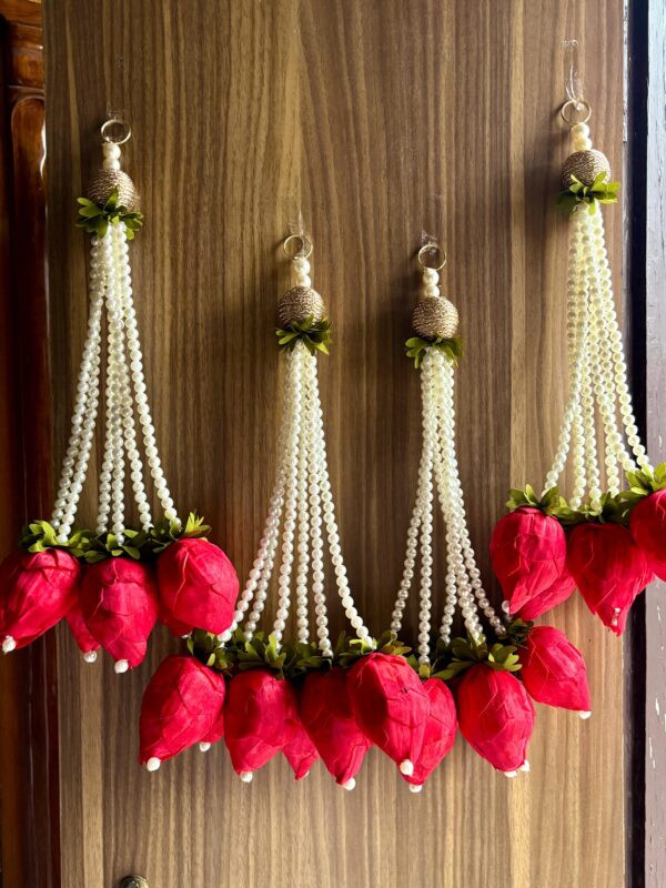 Lotus Bud Pearl Hangings 4