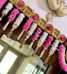 Gold Kundan and Pink Bandhanwar