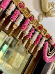 Gold Kundan and Pink Bandhanwar