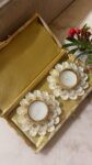 White Petal Diya Hamper